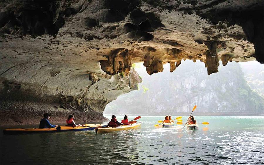 ホテル Era Premium Cruises Halong ハロン エクステリア 写真